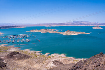 View of Lake Mead in Nevada