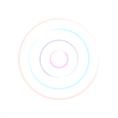 Color round in circle. Creative logotype. Art design. Abstract element. Layout template. Vector illustration. Stock image. 