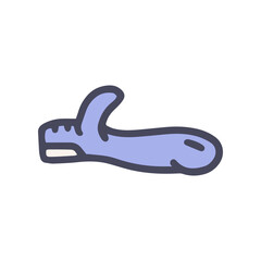 vibrator color vector doodle simple icon design