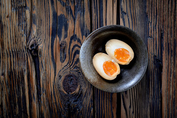 Ajitsuke Tamago (Ramen Eggs). - obrazy, fototapety, plakaty