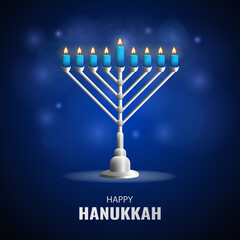 Fototapeta na wymiar Jewish holiday Hanukkah