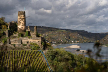 Fototapeta premium Ruine Burg Fürstenberg Oktober 2021