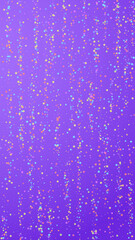 Festive shapely confetti. Celebration stars. Color