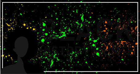 Black History Background with Silhouette of Black Women and Copy Space Area. Suitable to Palce on Content with that theme.