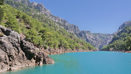 Fototapeta na wymiar Green Canyon landscape in southern Turkey