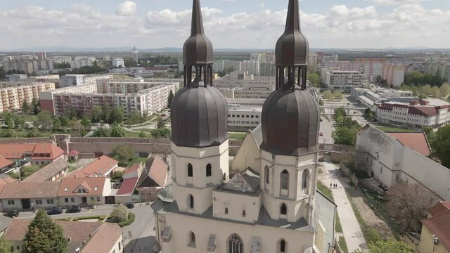 Above the small city called Trnava in the east part of Slovakia.