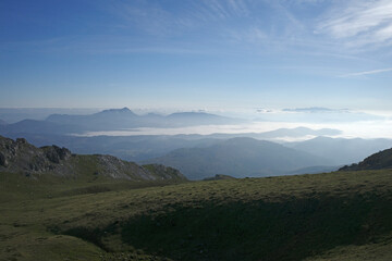 Mountains in the Basque Country