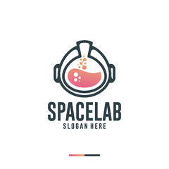 space laboratory , logo design inspiration