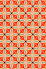 Fototapeta premium Indian floral seamless pattern background vector