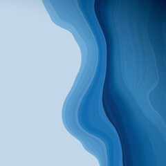 Blue fluid patterned background vector