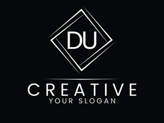 letter DU logo design template, Letter du for logo company design, Alphabet letters Initials Monogram logo DU , DU INITIAL, DU letter