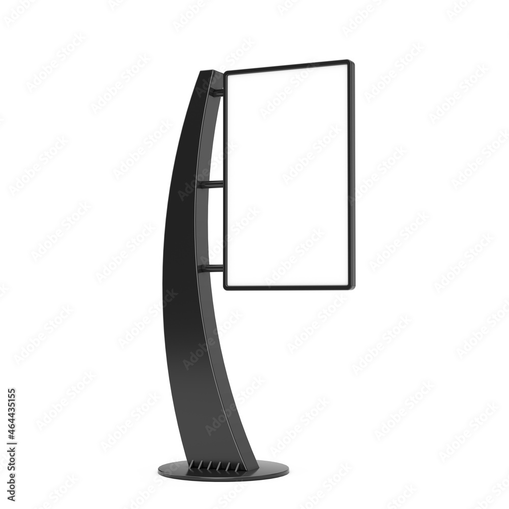 Leinwandbilder blank trade show lcd screen stand display billboard as template for your design. 3d rendering