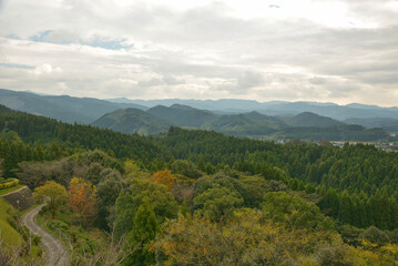 landscape with mountains