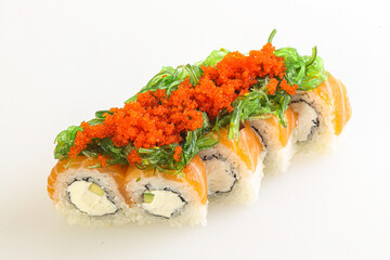 Japanese tradtional roll with salmon