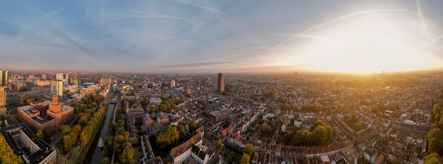 Sunrise Over Degrees Aerial