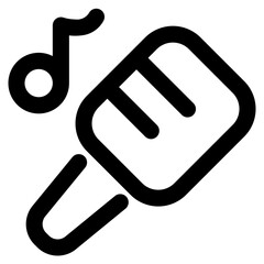 Karaoke mic icon