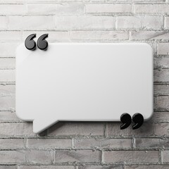 Chat Quote 3D Render