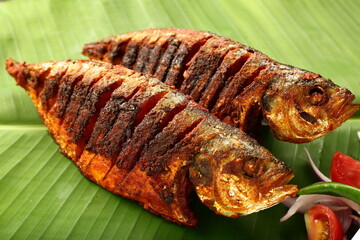 Goan fish fry with exotic Indian spices.  seafood recipes from Goa,
