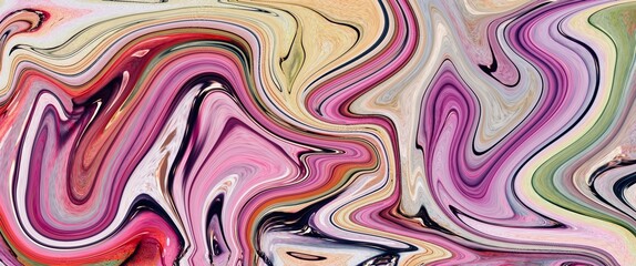 Abstract marble design, alcohol ink technique, illustration for wall images, wallpaper for print, hand drawn art with pink and soft colours