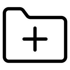 Fototapeta premium Add folder icon