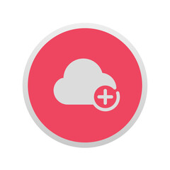 Add Cloud - Sticker