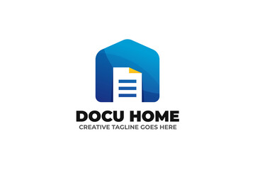 Document File Home Gradient Logo