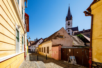 The city of Sibiu in Romania