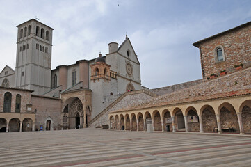 Obraz premium Assisi, la Basilica di San Francesco