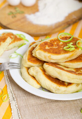Fried pies on the table