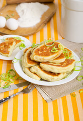 Fried pies with ingredients