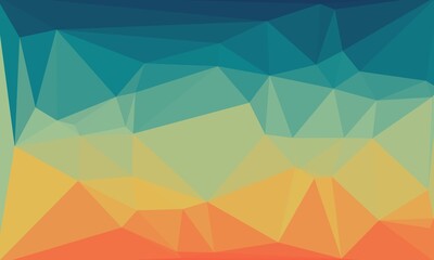 vibrant creative prismatic background with polygonal pattern