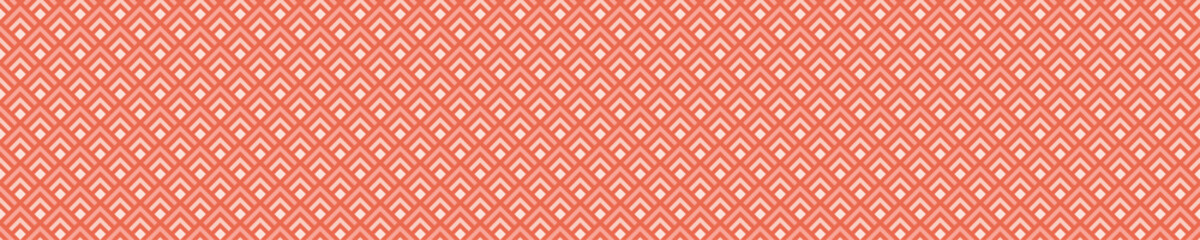Red seamless pattern with geometric shapes