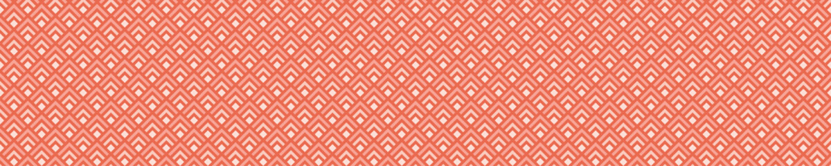 Red seamless pattern with geometric shapes