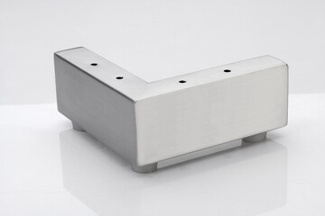 Satin nikel metal sofa accessories table legs for table accessories, modern sofa support leg Furniture Base Part Bed leg furniture hardware metal sofa feet