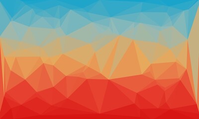 vibrant creative prismatic background with polygonal pattern