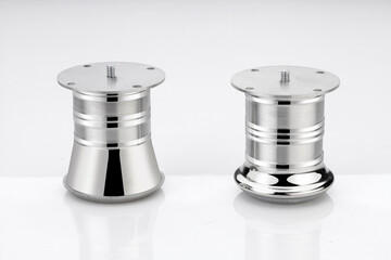 Satin nikel metal sofa accessories table legs for table accessories, modern sofa support leg Furniture Base Part Bed leg furniture hardware metal sofa feet