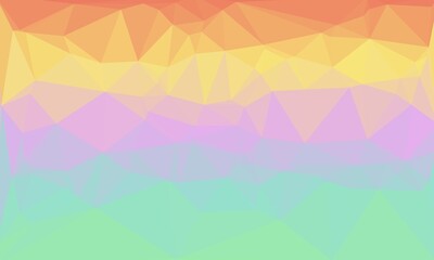 vibrant colorful geometric background with polygonal pattern