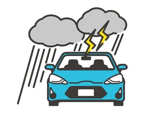 車の災害や事故のベクターイラスト素材 危険 修理 Accident Wall Mural Accide ニワトコ