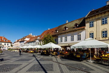 The city of Sibiu in Romania