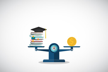 investment in education concept . Vector illustration