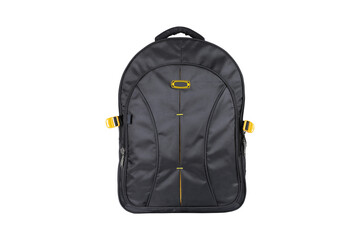 Fototapeta premium Men's accessories with brown, Black, Dark brown leather bags on White background | Isolated Bag