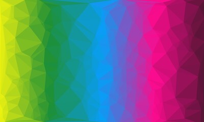 vibrant Abstract background with bright poly pattern