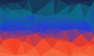 vibrant minimal multicolored polygonal background