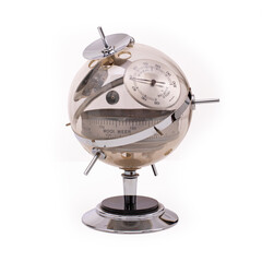 German Sputnik Weather Station on white background