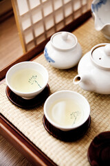 한국 전통 카페. Korean traditional cafe.