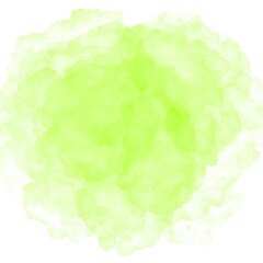 Cute handdrawn abstract pattern looking like a watercolor green and white cloud. Good for design, printing, mobile phone