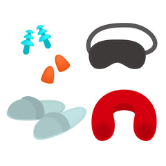 旅行グッズのイラスト