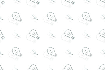 Background on the theme of light bulbs and lighting.Seamless pattern From the silhouette of light bulbs.