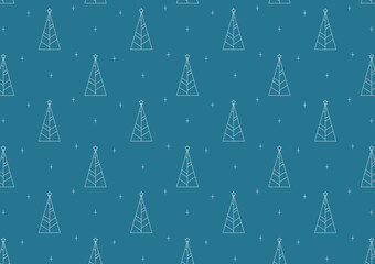 Christmas tree pattern wallpaper.  Christmas tree symbol.