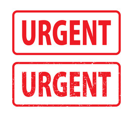 URGENT：ビジネススタンプ　角型ゴム印